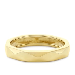9ct Yellow Gold Geometric Ring