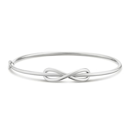 Sterling Silver Infinity Bangle