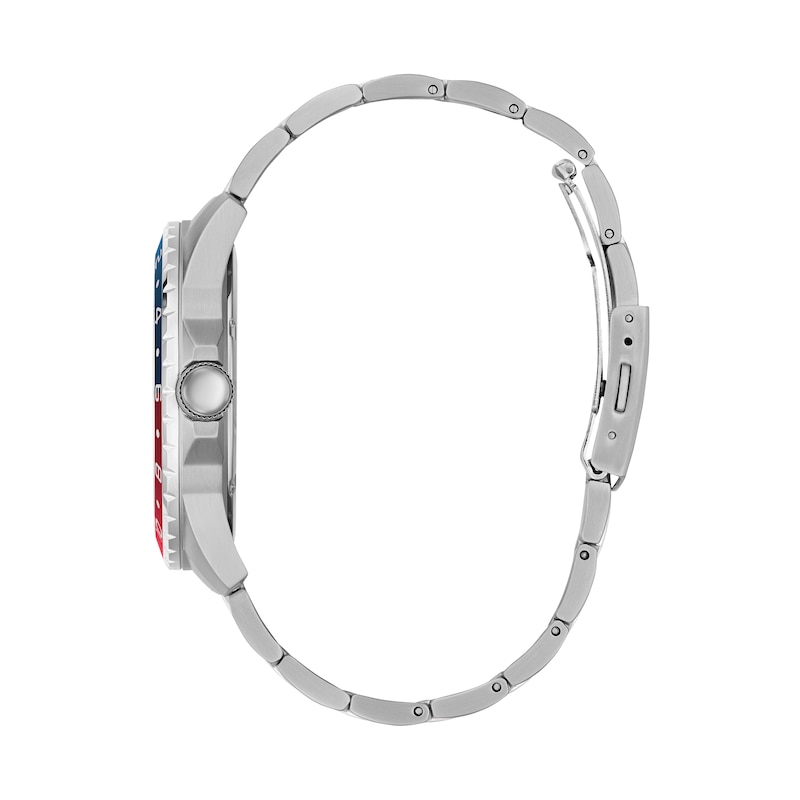Main Image 2 of Guess Men’s Two Tone Bezel Stainless Steel Bracelet Watch