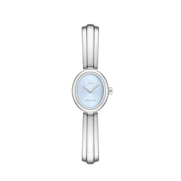 Lacoste Women's Suzanne Ice Blue Dial Stainless Steel Bangle Watch