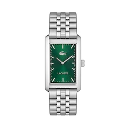 Lacoste Santiago Men's Green Dial & Silver-Tone Stainless Steel Bracelet Watch