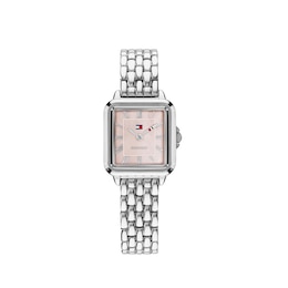 Tommy Hilfiger 24mm Women's Blush Mother of Pearl Dial Stainless Steel Bracelet Watch