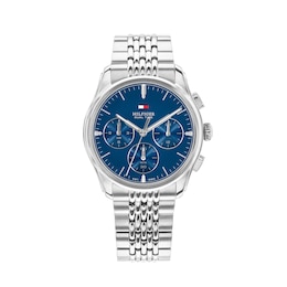 Tommy Hilfiger 38mm Men's Blue Dial Stainless Steel Bracelet Watch