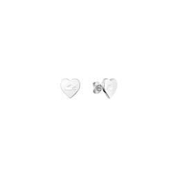 Lacoste Women's Love My Croc Stainless Steel Heart Stud Earrings