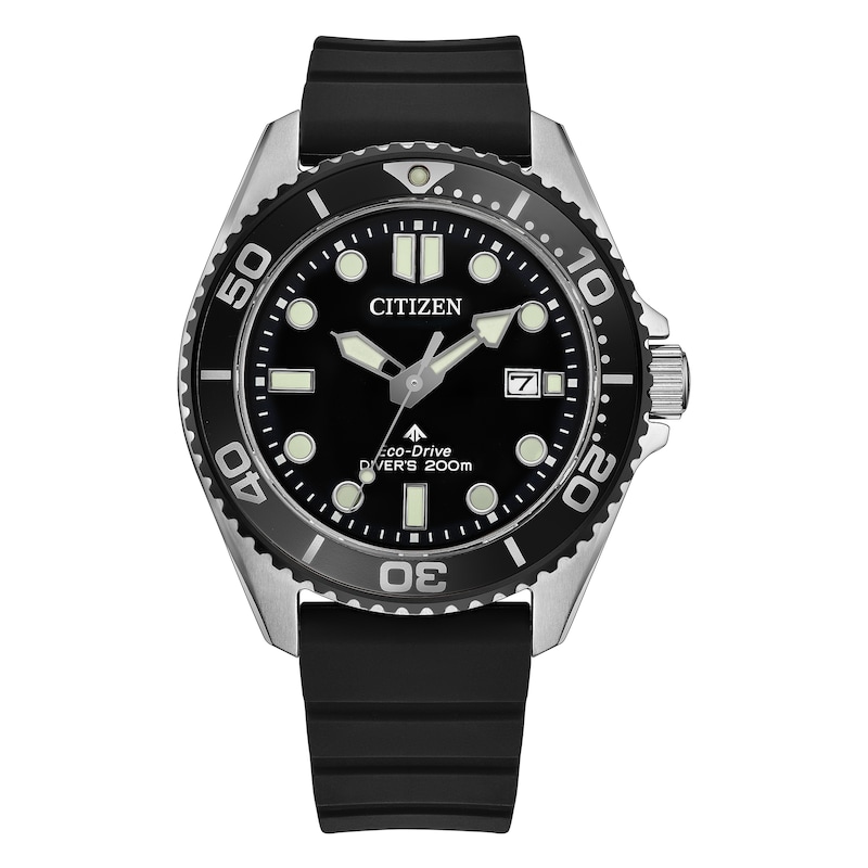 Main Image 1 of Citizen Promaster Men's Eco-Drive Diver Black Dial Black Strap Watch