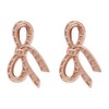 Olivia Burton Rose Gold Tone Vintage Bow Stud Earrings
