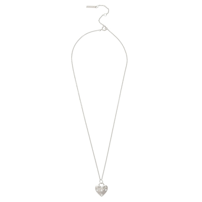 Olivia Burton Silver Tone Classic Heart Pendant | H.Samuel