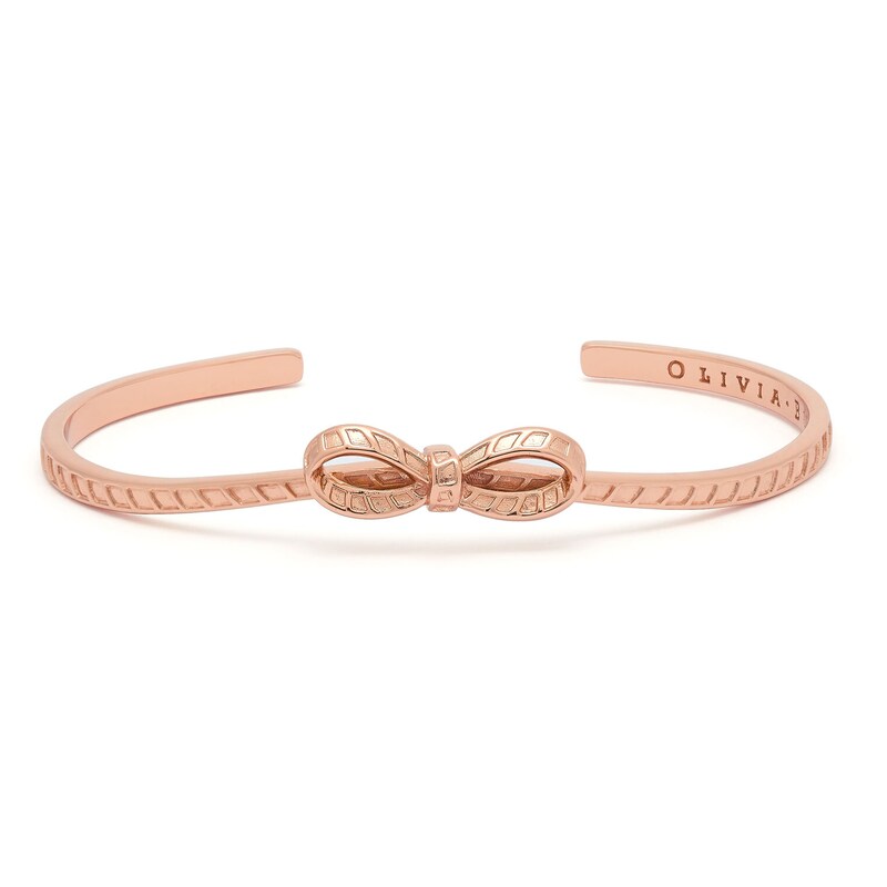 Olivia Burton Rose Gold Tone Vintage Bow Bracelet