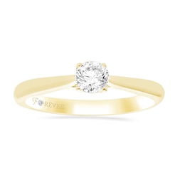 The Forever Diamond Icon 9ct Yellow Gold 0.33ct Diamond Solitaire Ring