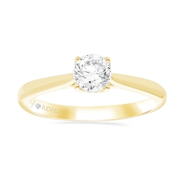 The Forever Diamond Icon 9ct Yellow Gold 0.50ct Diamond Solitaire Ring