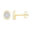 Thumbnail Image 0 of 9ct Yellow Gold Round Diamond Stud Earrings