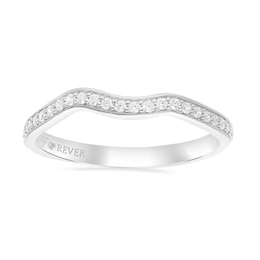 The Forever Diamond Entwine 9ct White Gold Twist Band 0.15ct Diamond Eternity Ring