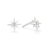 Thumbnail Image 0 of Silver Guiding Star Diamond Stud Earrings