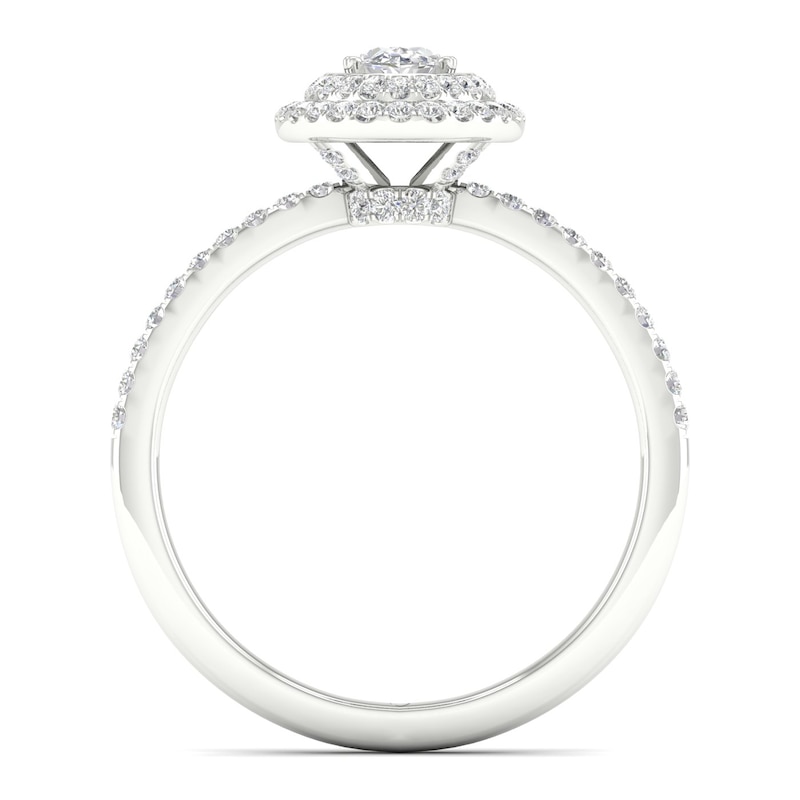 Main Image 3 of Engagement Ring The Diamond Story 18ct White Gold 0.50ct Total Diamond Ring