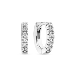 Sif Jakobs Ellera Piccolo Sterling Silver Cubic Zirconia Hoop Earrings