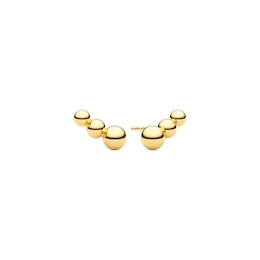 Sif Jakobs Bormio Piccolo Sterling Silver Yellow Gold Plated Polished Earrings
