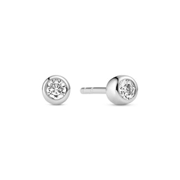 Sif Jakobs Sarzana Uno Sterling Silver Cubic Zirconia Stud Earrings