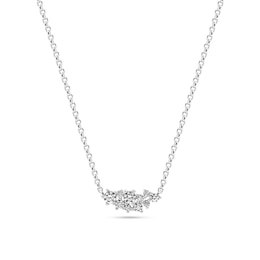 Sif Jakobs Cristallo Piccolo Sterling Silver Cubic Zirconia Pendant Necklace