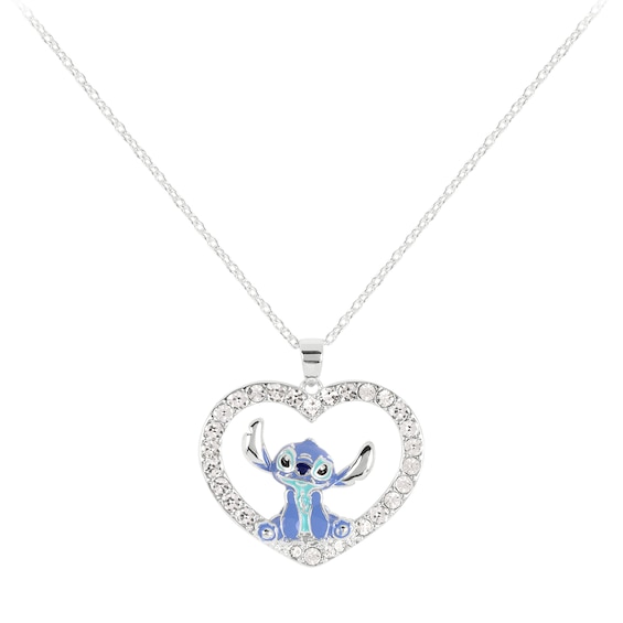 Disney Girls Light Stitch Necklace Cf01306sl-Q-Ph - Necklace - Clear - Image 6