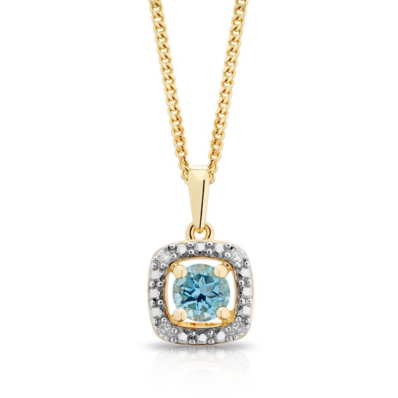 Sterling Silver and 18ct Gold Plated Vermeil Diamond and Swi