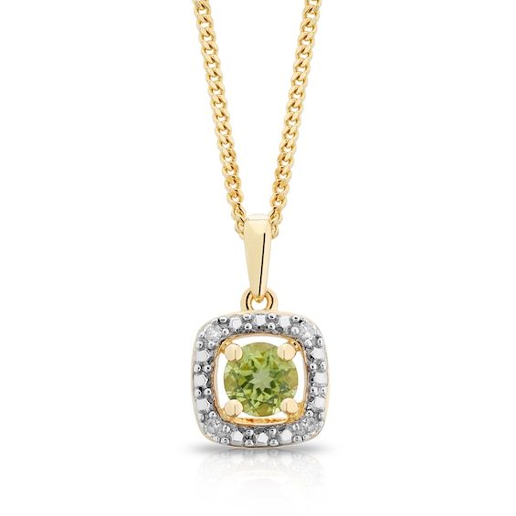 Sterling Silver and 18ct Gold Plated Vermeil Diamond and Per