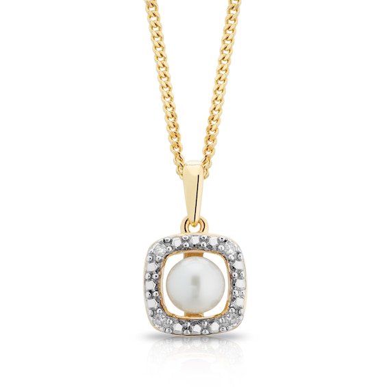 Sterling Silver and 18ct Gold Plated Vermeil Diamond and Pea