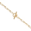 Thumbnail Image 1 of 9ct Yellow Gold  T-Bar Paperlink Chain Necklet
