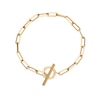 Thumbnail Image 1 of 9ct Yellow Gold  T-Bar Paperlink Chain Bracelet