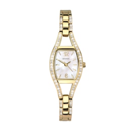 Sekonda Eleanor Women's White Mother of Pearl Dial Gold-Tone Bracelet Watch