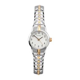 Sekonda Newton Women's White Dial Two-Tone Expanding Bracelet Watch