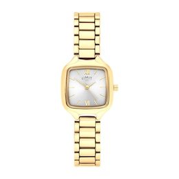 Limit Women's Silver Dial Gold Tone Bracelet Watch