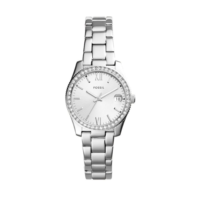 Main Image 1 of Fossil Scarlette Women's Silver-Tone Dial Stainless Steel Bracelet Watch