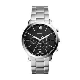 Fossil Neutra Men's Chronograph Black Dial Stainless Steel Bracelet Watch