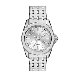 Diesel Men's Stinger Silver Dial Three-Hand Stainless Steel Bracelet Watch