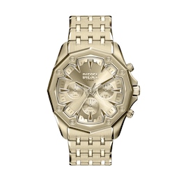 Diesel Stinger Men's Gold Dial Gold-Tone Bracelet Watch