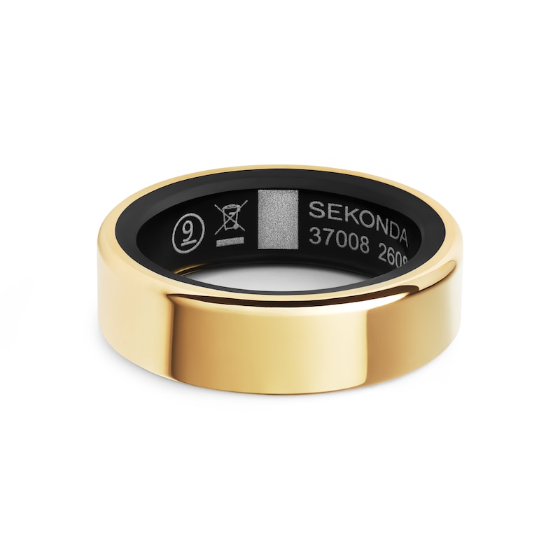 Sekonda SMART Gold Tone Stainless Steel Smart Ring - Size 8, view 3