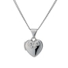 Thumbnail Image 1 of Children's Sterling Silver Heart & Bow 14" Locket