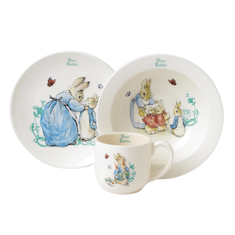 Peter Rabbit 3 Piece Ceramic Gift Set