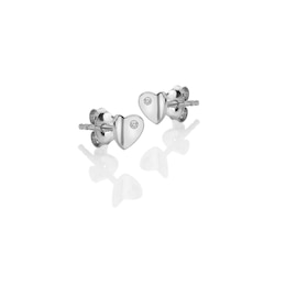 Hot Diamonds Sterling Silver Heart Stud Earrings