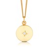 Thumbnail Image 0 of Sterling Silver & 18ct Gold Plated Vermeil Cubic Zirconia Star Locket