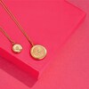 Thumbnail Image 1 of Sterling Silver & 18ct Gold Plated Vermeil Cubic Zirconia Star Locket