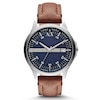 Thumbnail Image 1 of Armani Exchange Men's Brown Leather Strap Watch