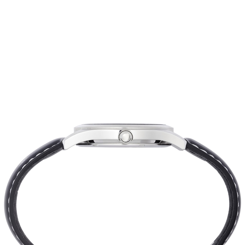 Main Image 4 of Lorus Classic Men’s Black Leather Strap Watch