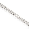 Thumbnail Image 0 of Silver 0.10ct Diamond Curb Chain Bracelet