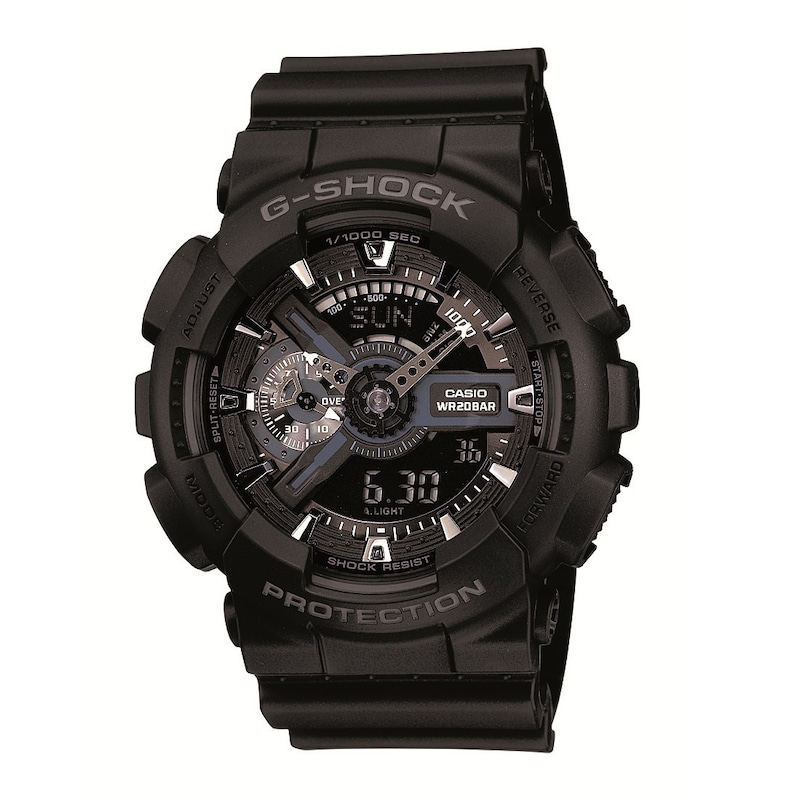 Main Image 1 of G-Shock GA-110-1BER Men's Black Resin Strap Watch