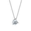 Thumbnail Image 1 of Sterling Silver Cubic Zirconia Upside Down V Pendant