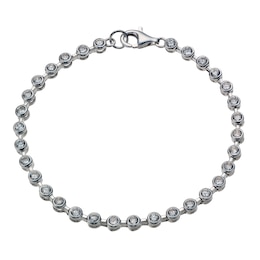 Sterling Silver Cubic Zirconia Tennis Bracelet
