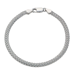 Sterling Silver Plain Tube Bracelet
