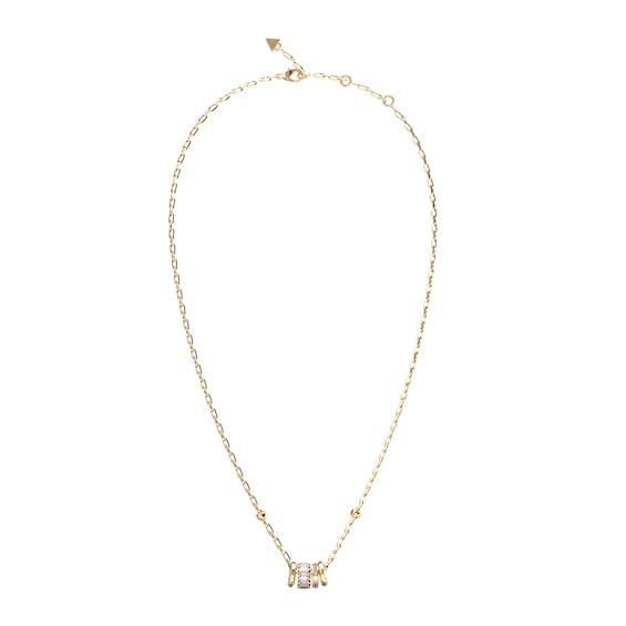 Guess Jewellery Gold Guess Les Baguettes Tone Necklace 40.7Cm + 5Cm - Image 4