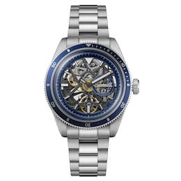 Ingersoll 1892 The Buck Blue Dial & Silver-Tone Stainless Steel Bracelet Watch